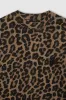 Anine Bing | Avi Tee - Black & Brown Leopard sold by Sister & Co