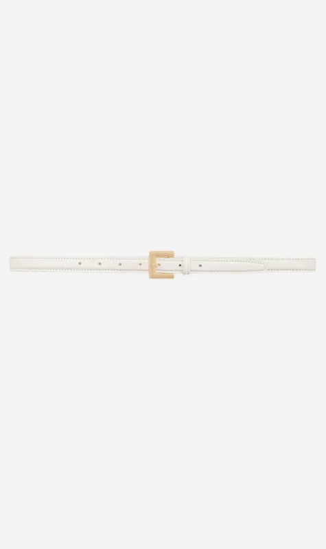 Anine Bing | Nicola Belt - Bone With Gold sold by Sister & Co