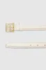 Anine Bing | Monogram Belt - Bone & Gold sold by Sister & Co