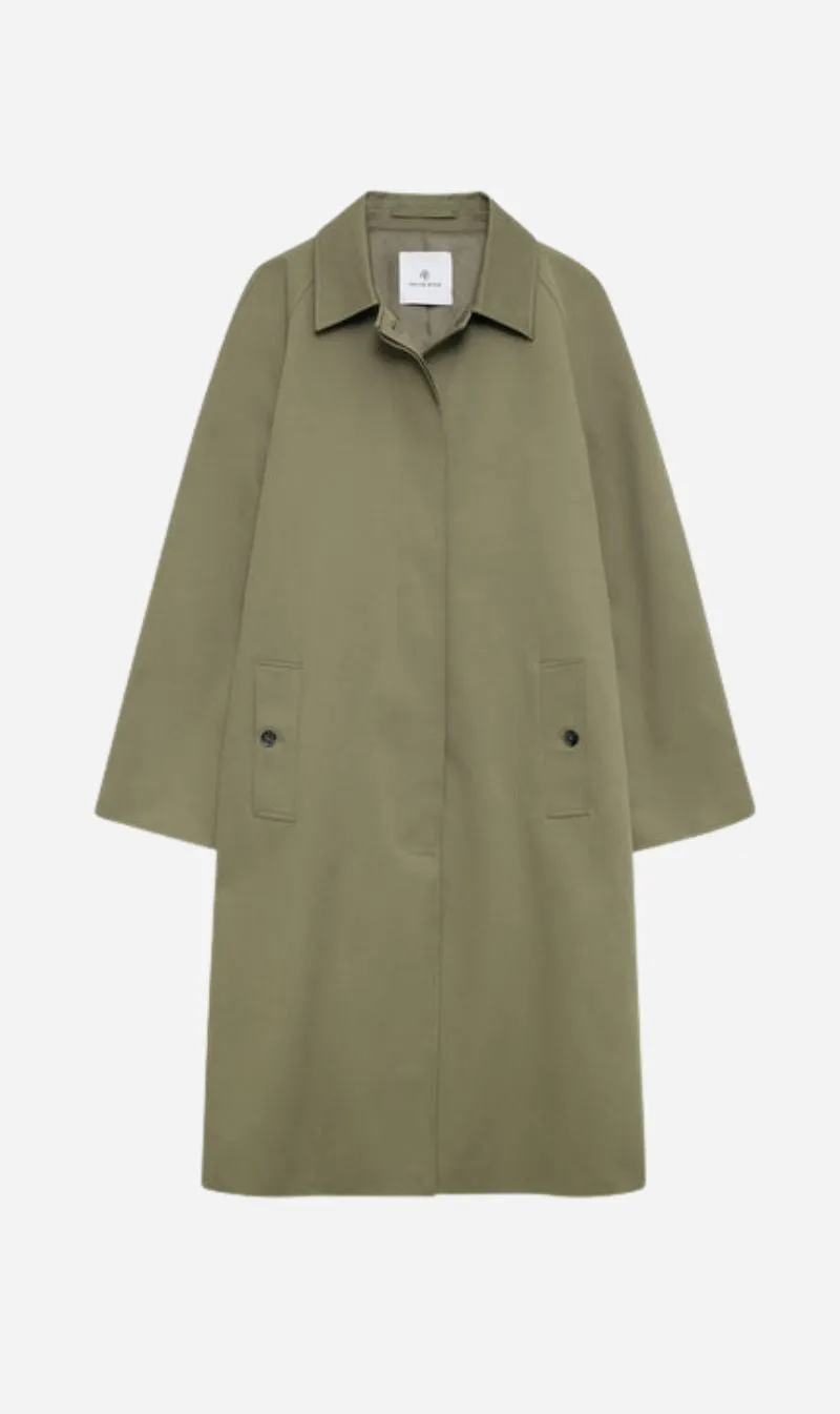 Anine Bing | Randy Oversized Trench - Olive sold by Sister & Co