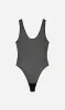Anine Bing | Alysha Bodysuit - Black Geometric Lace sold by Sister & Co