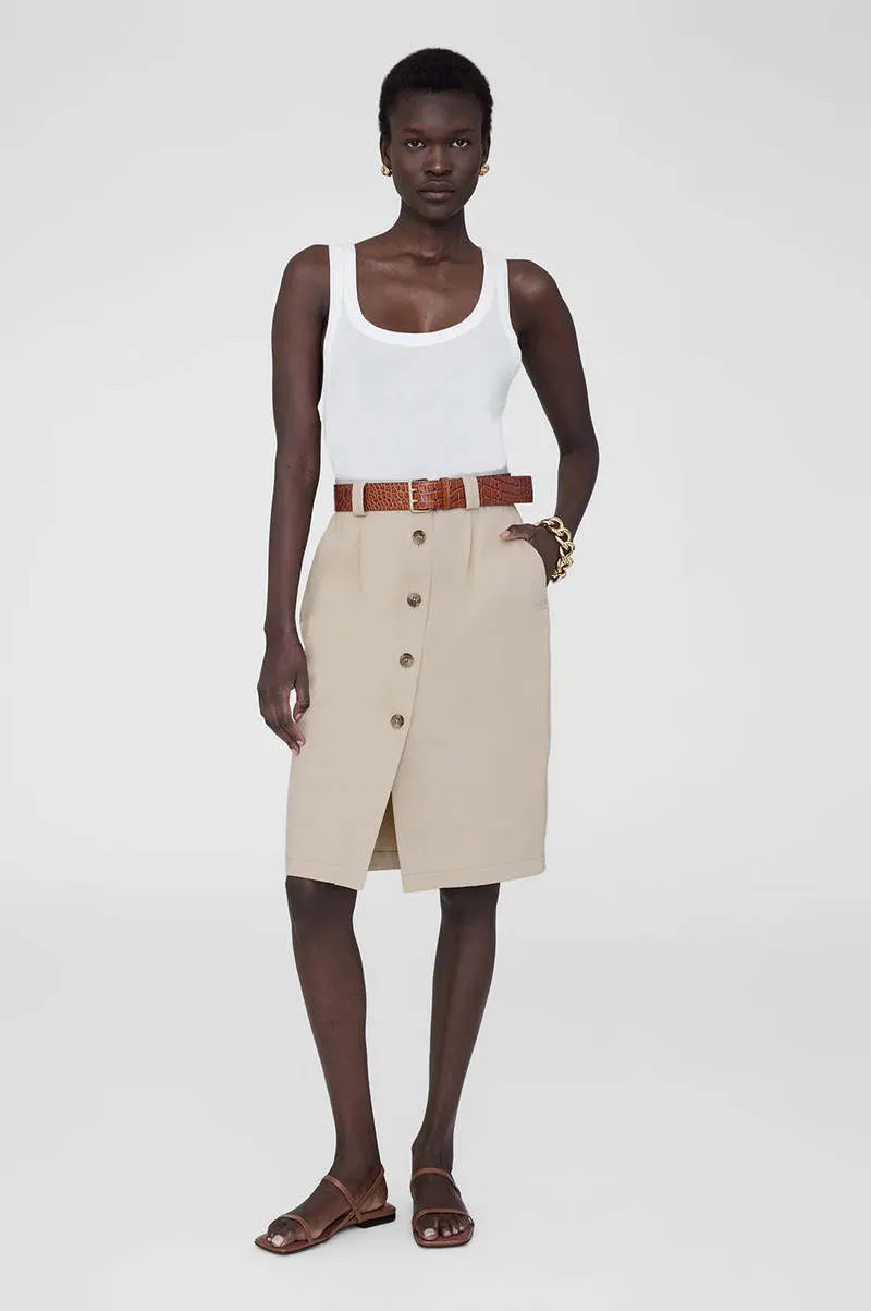 Anine Bing | Hilda Flat Sandals - Cognac sold by Sisters & Co product image thumbnail 2