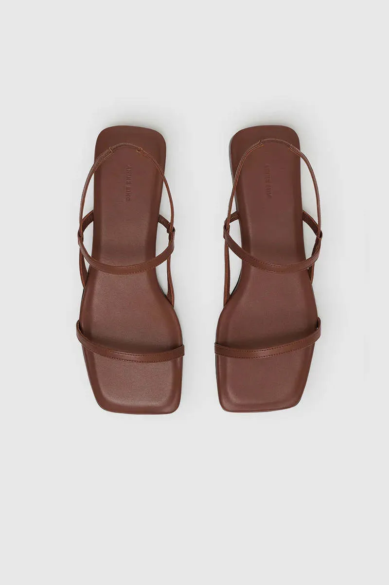 Anine Bing | Hilda Flat Sandals - Cognac sold by Sisters & Co product image thumbnail 4