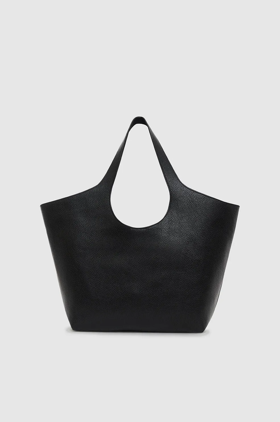 Anine Bing | Medium Lili Tote - Black Pebbled sold by Sisters & Co product image thumbnail 3