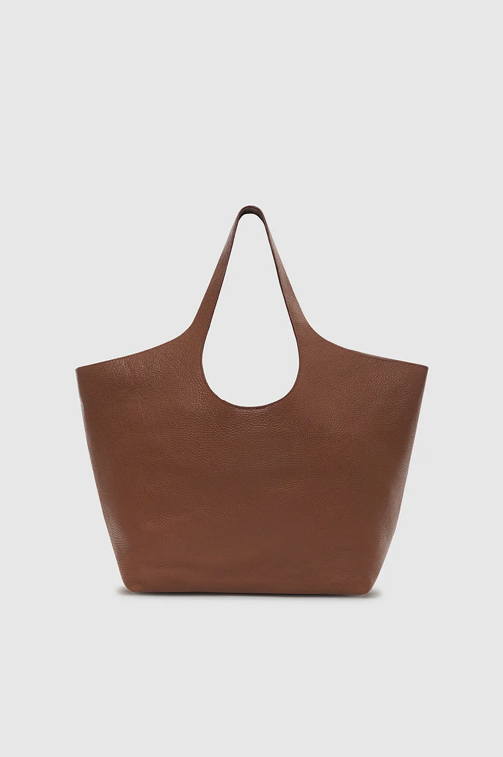 Anine Bing | Medium Lili Tote - Cognac Pebbled sold by Sister & Co product image thumbnail 3