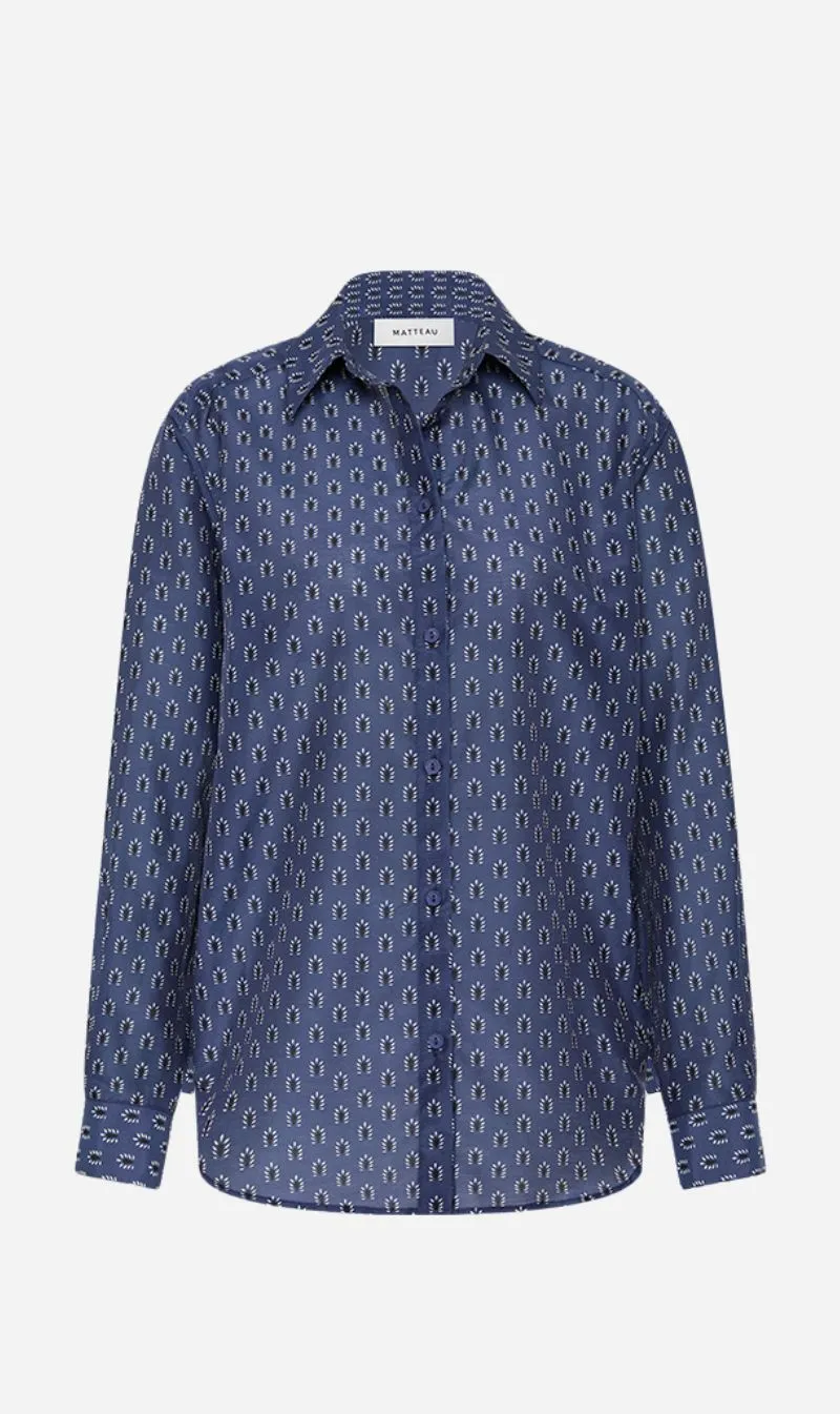 Matteau | Classic Shirt - Cassis sold by Sister & Co
