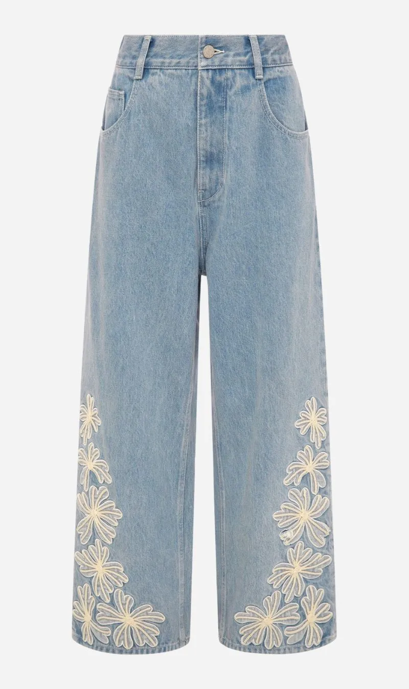 Alemais | Charlene Denim Jean sold by Sisters & Co