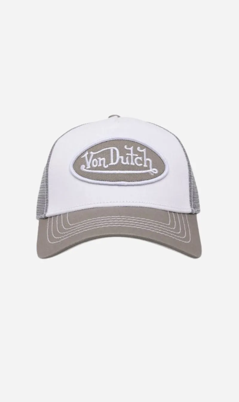 Von Dutch | Trucker Hat - White/Grey sold by Sister & Co