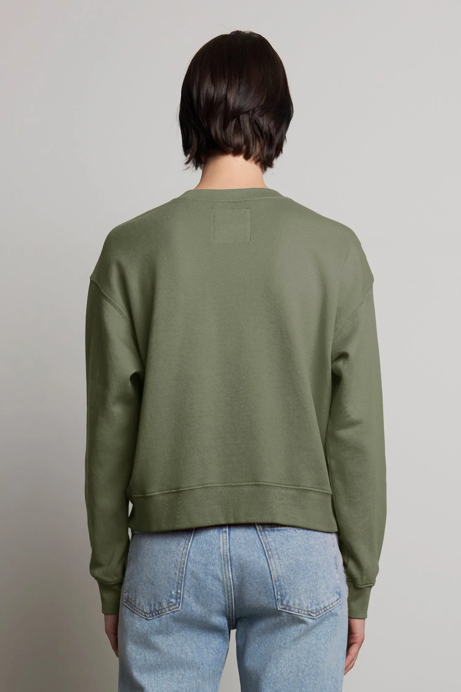 Velvet | Ynez Organic Cotton Sweater - Army sold by Sisters & Co product image thumbnail 2
