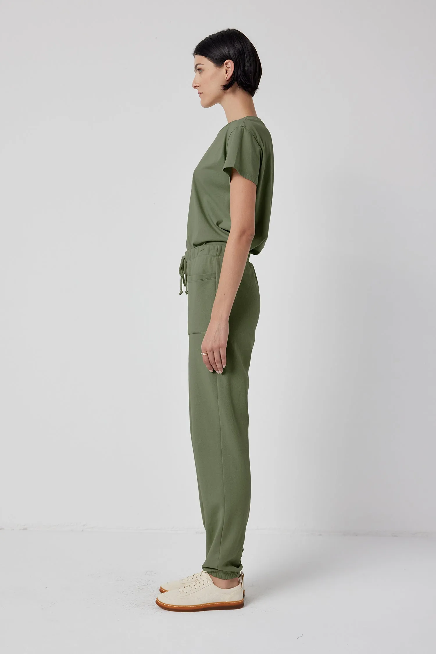 Velvet | Westlake Organic Cotton Trackpants - Army sold by Sisters & Co product image thumbnail 2