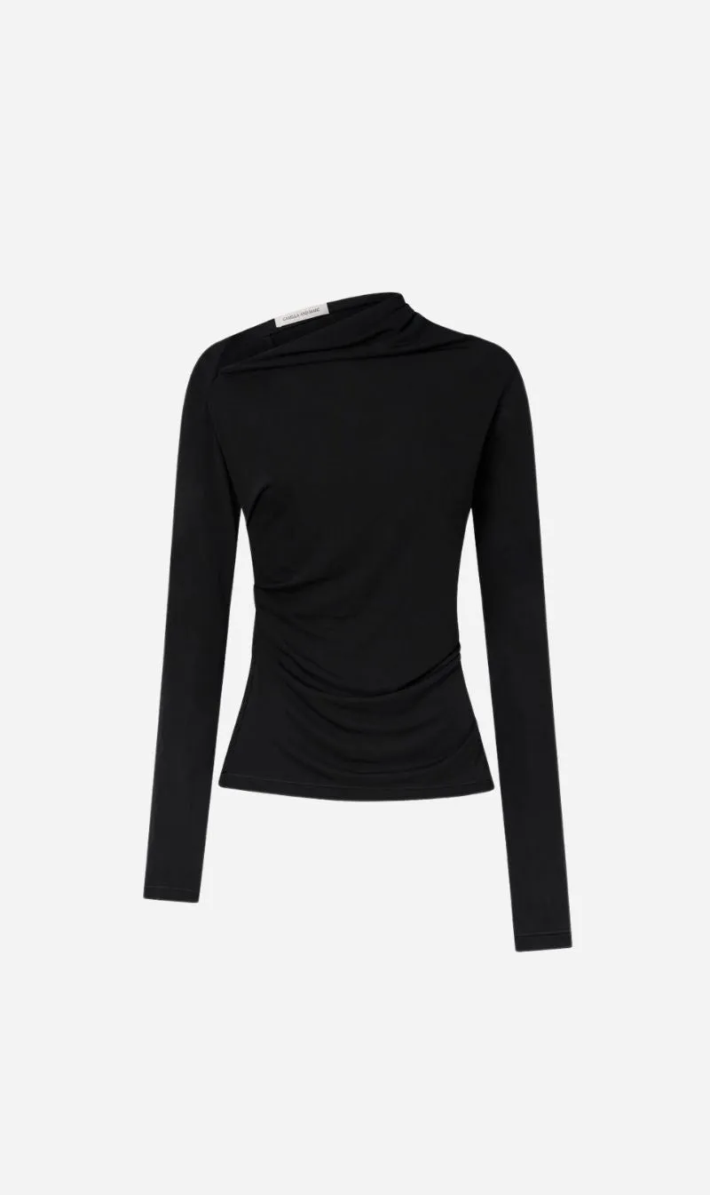 Camilla and Marc | Mai Long Sleeve Top - Black sold by Sisters & Co