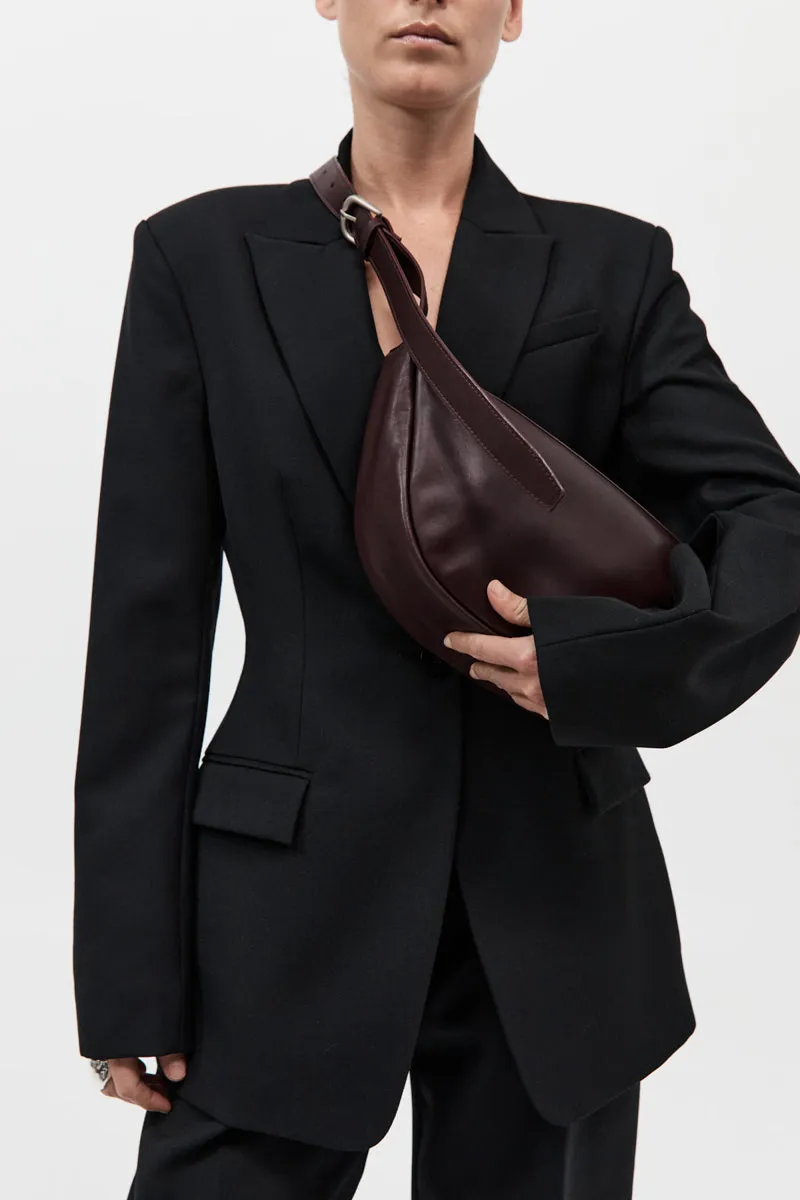 St Agni | Adjustable Cresent Bag - Bordeaux sold by Sister & Co product image thumbnail 3