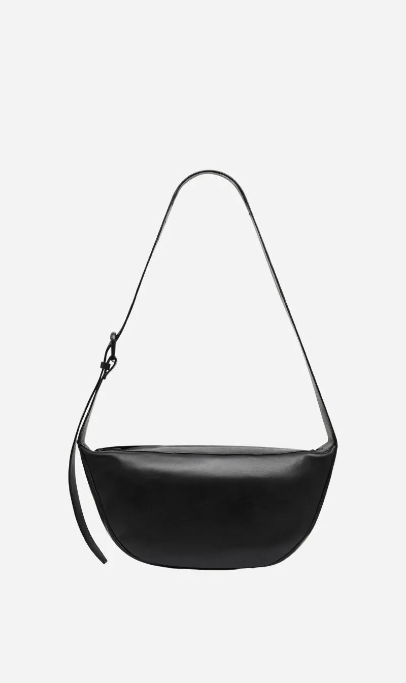St Agni | Adjustable Crescent Bag - Black sold by Sister & Co
