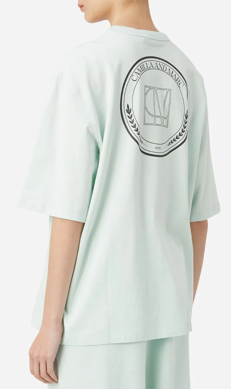 Camilla and Marc | Wade Oversized Tee - Pale Mint sold by Sisters & Co product image thumbnail 3