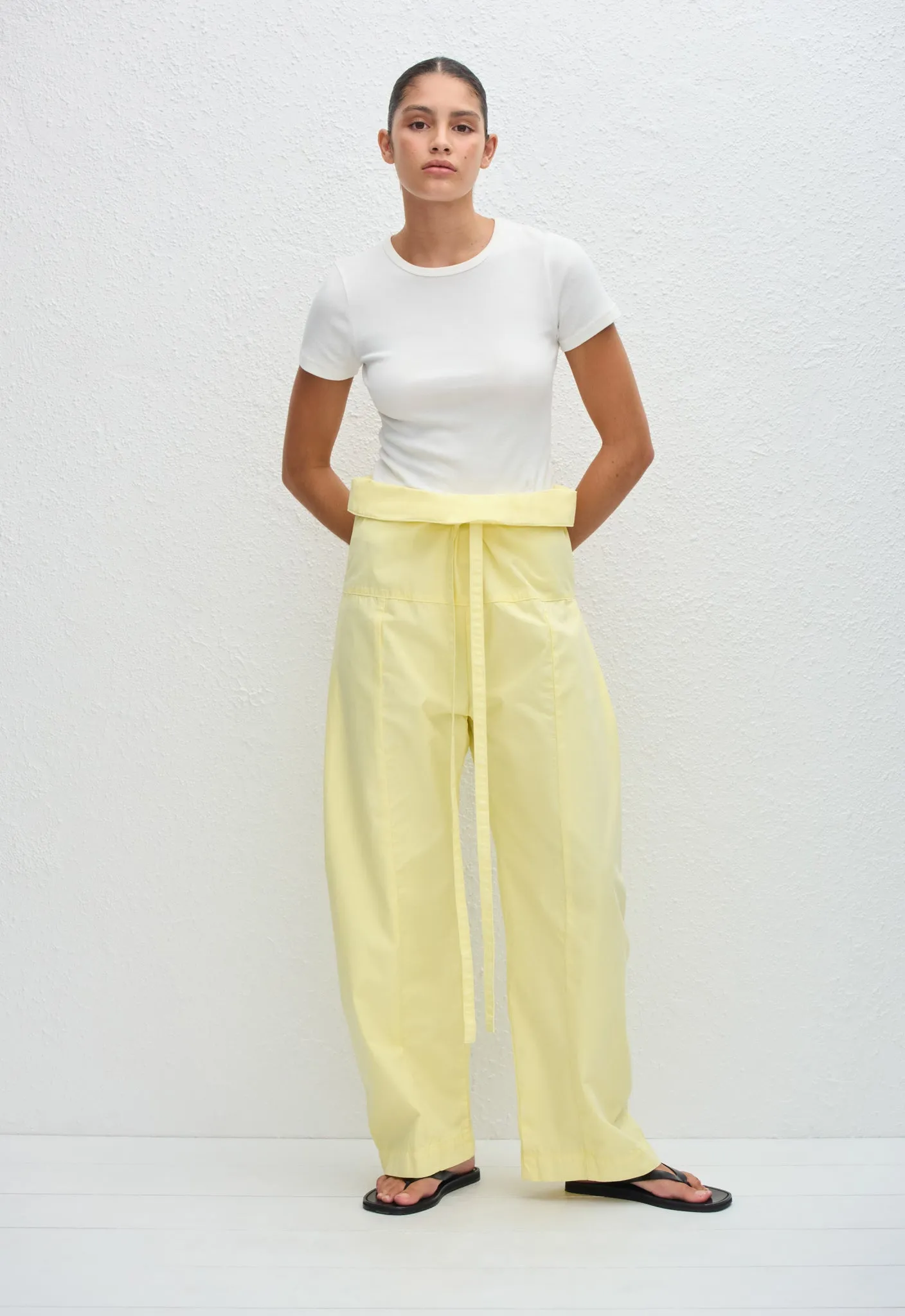 Matteau | Fisherman Drawcord Pant - Lemon sold by Sisters & Co product image thumbnail 2