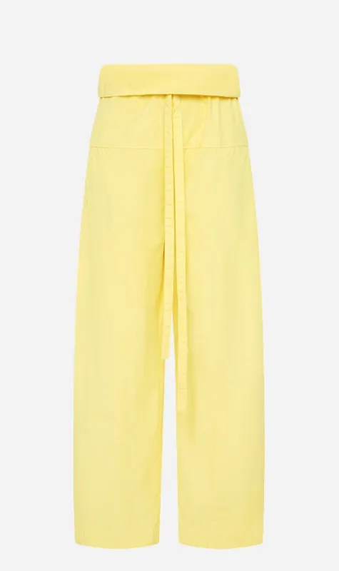 Matteau | Fisherman Drawcord Pant - Lemon sold by Sister & Co