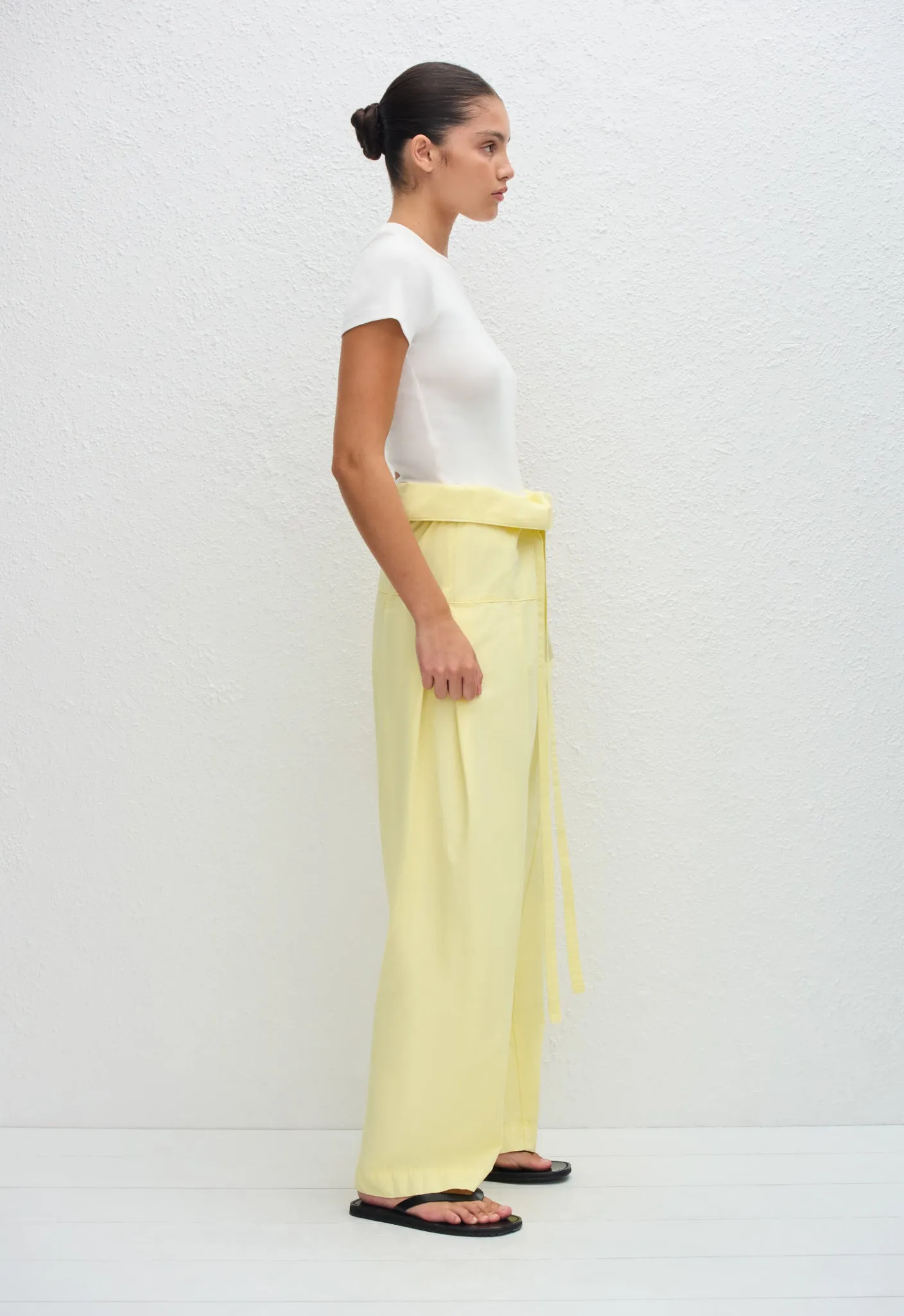 Matteau | Fisherman Drawcord Pant - Lemon sold by Sisters & Co product image thumbnail 5