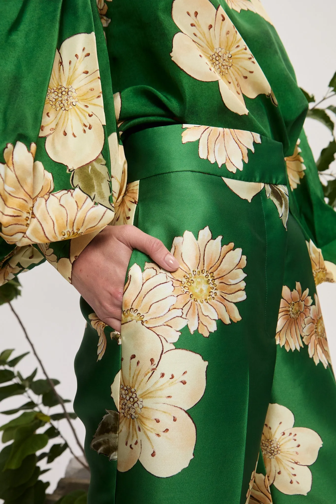 Alemais | Sage Silk Blouse sold by Sisters & Co product image thumbnail 5