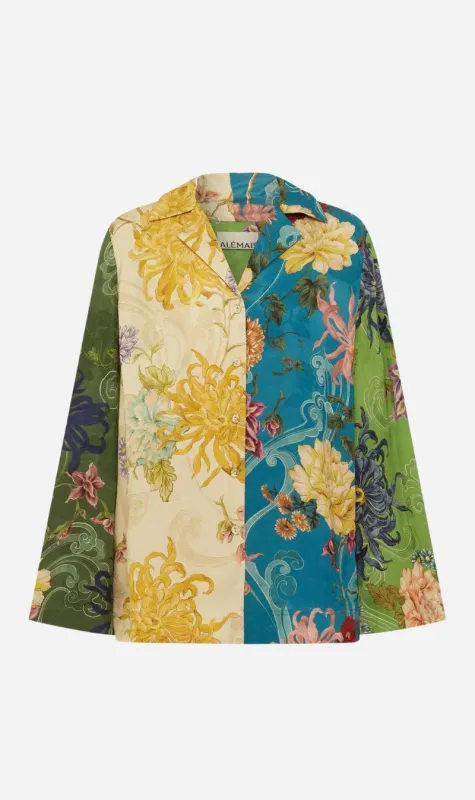 Alemais | Avery Spliced Shirt sold by Sister & Co