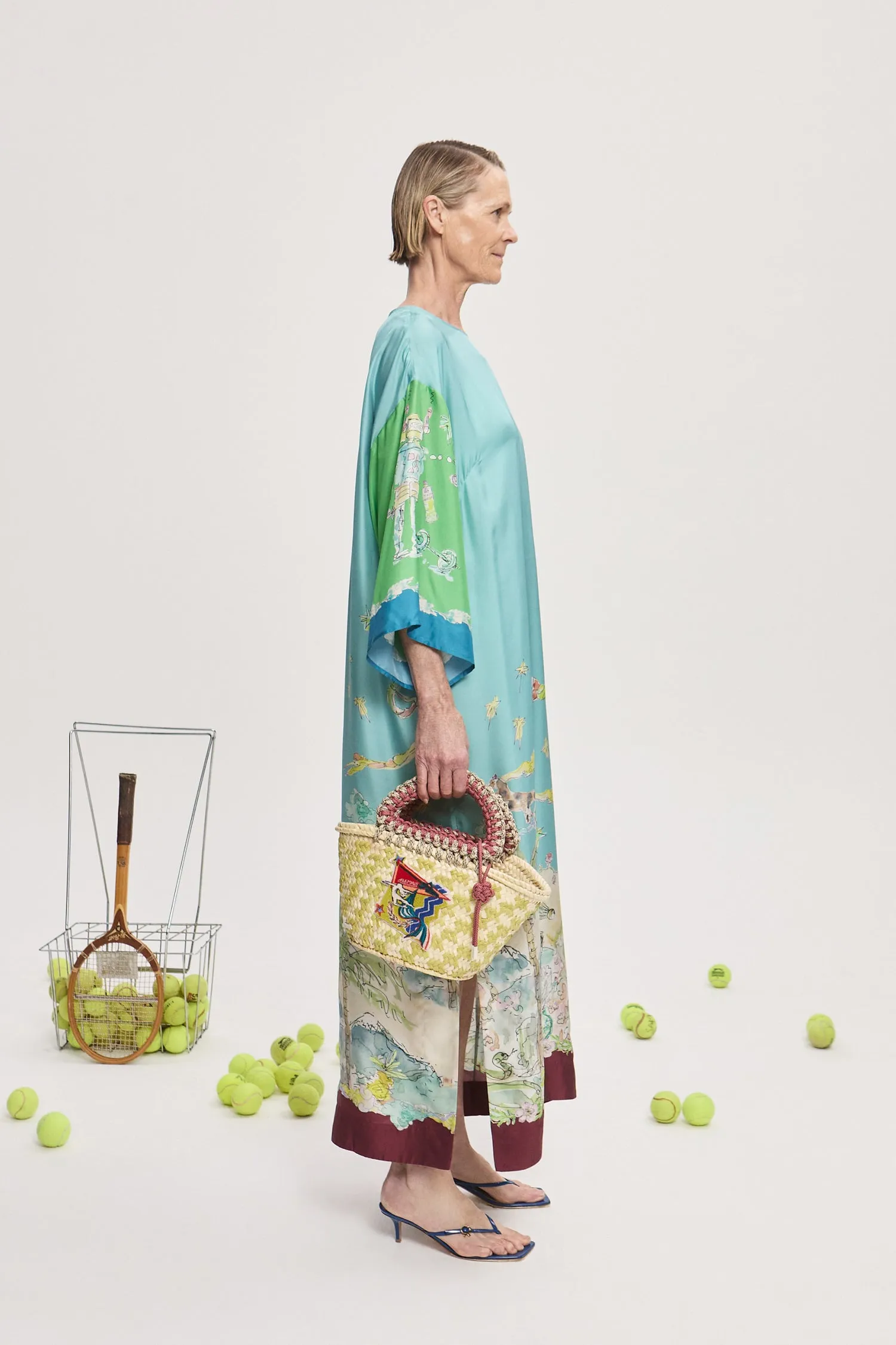 Alemais | Daria Silk Midi Dress sold by Sisters & Co product image thumbnail 3