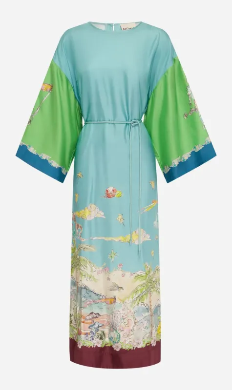 Alemais | Daria Silk Midi Dress sold by Sister & Co