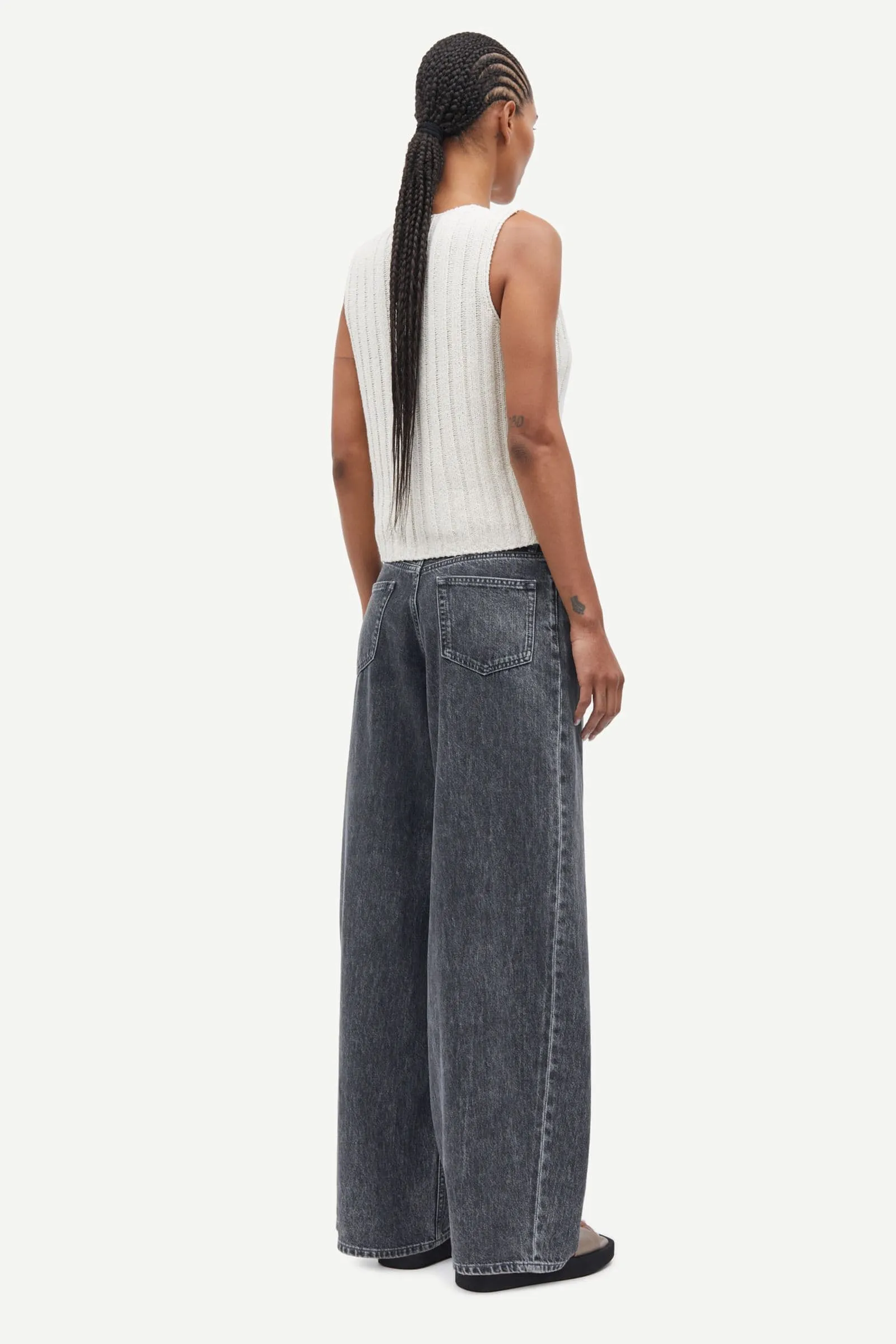 Samsoe Samsoe | Saharper Jeans Belt - Grey Cloud sold by Sisters & Co product image thumbnail 3