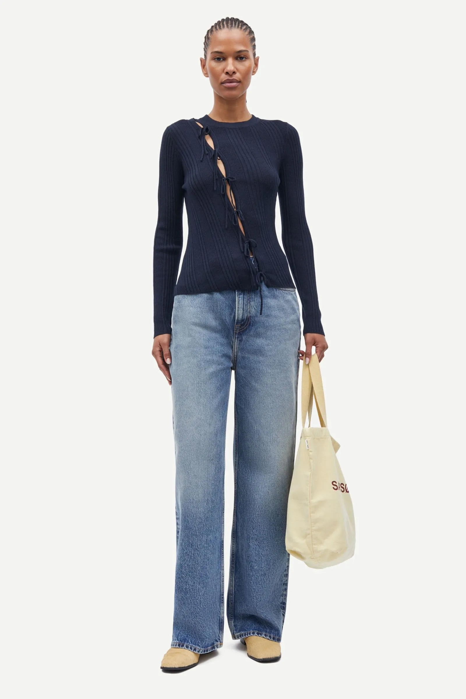 Samsoe Samsoe | Sashelly Jeans - Morning Sky sold by Sister & Co product image thumbnail 2