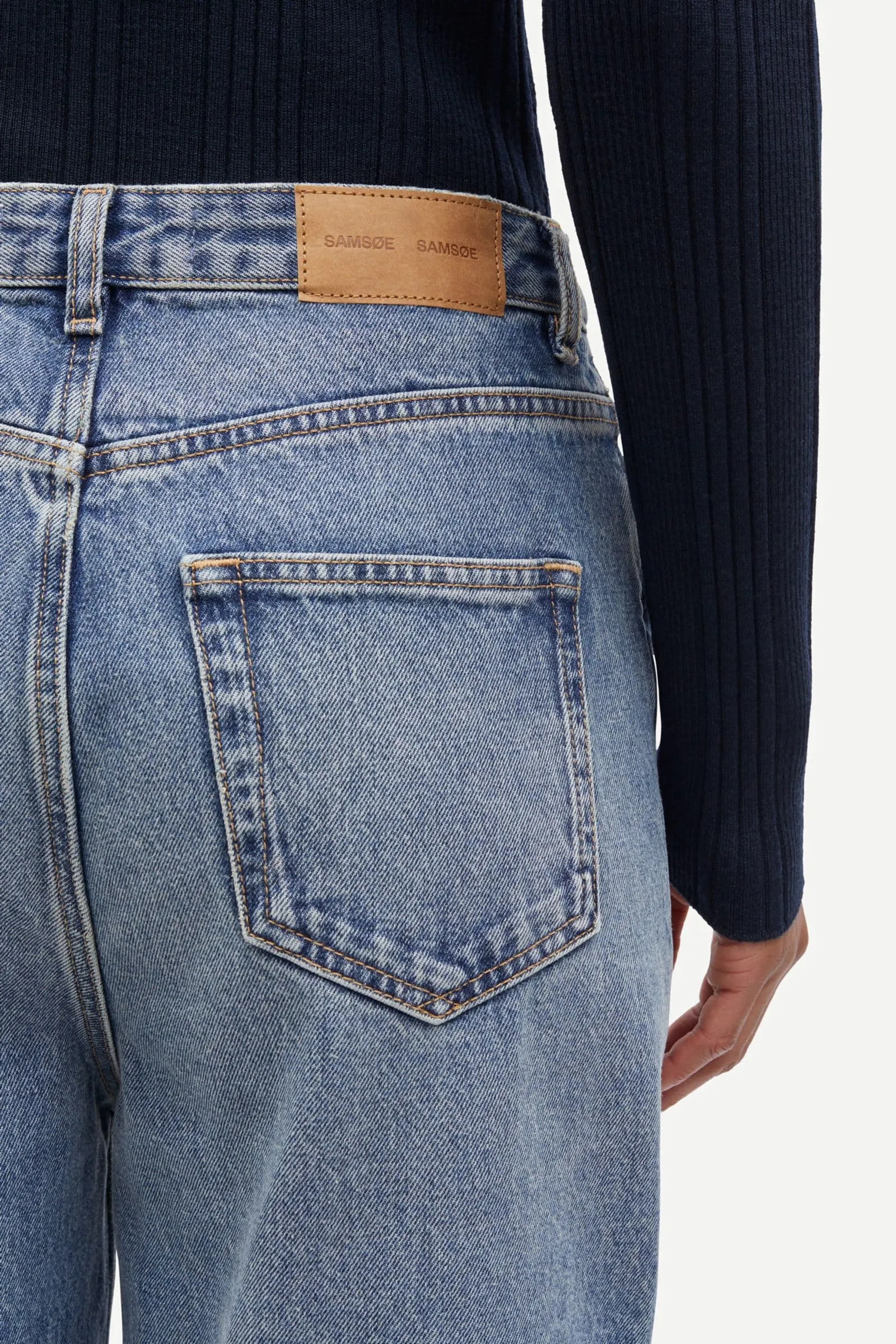 Samsoe Samsoe | Sashelly Jeans - Morning Sky sold by Sister & Co product image thumbnail 4