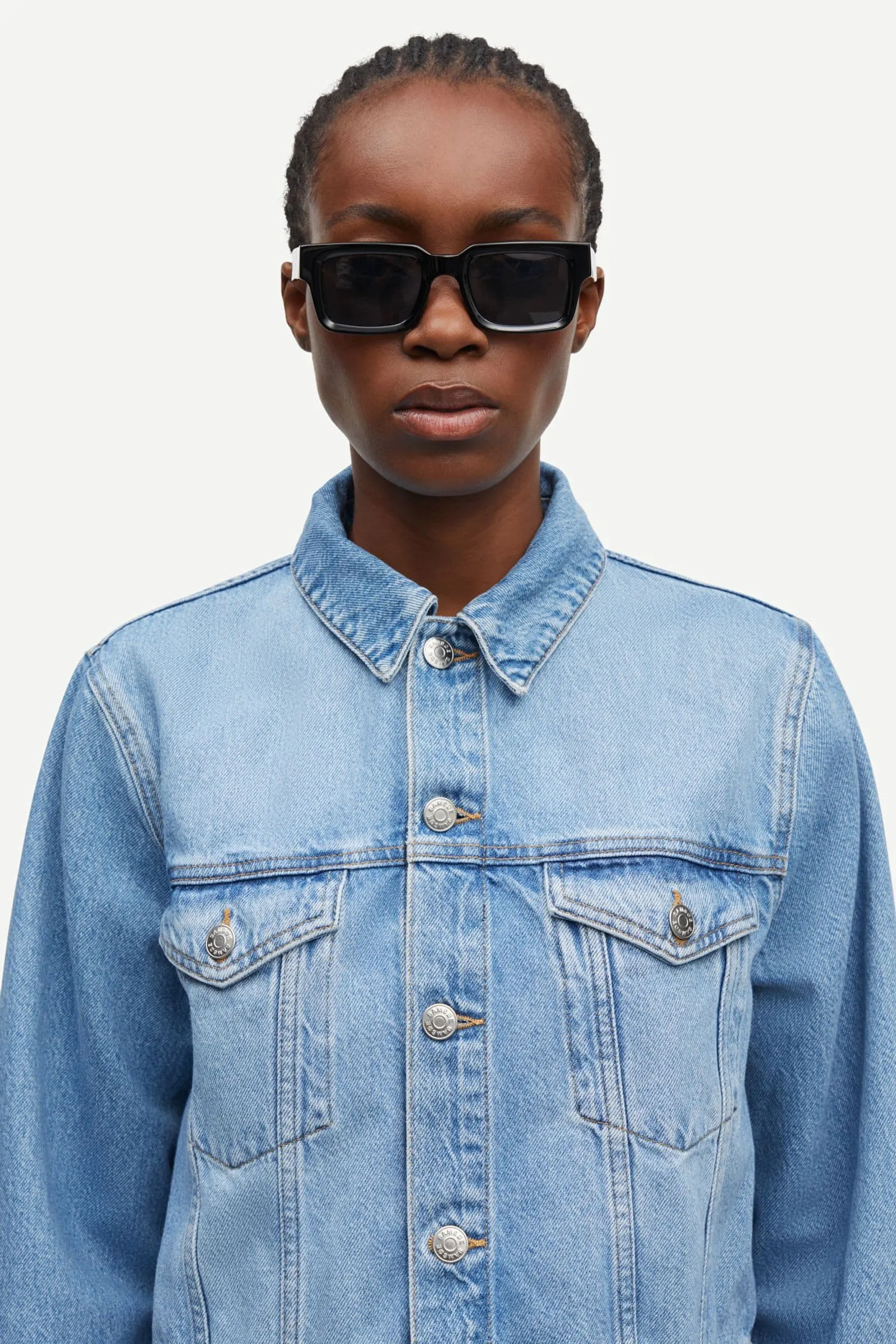 Samsoe Samsoe | Sabeth Jacket - Ocean Surf sold by Sisters & Co product image thumbnail 3