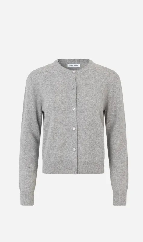 Samsoe Samsoe | Saboston Cardigan - Grey Mel. sold by Sister & Co