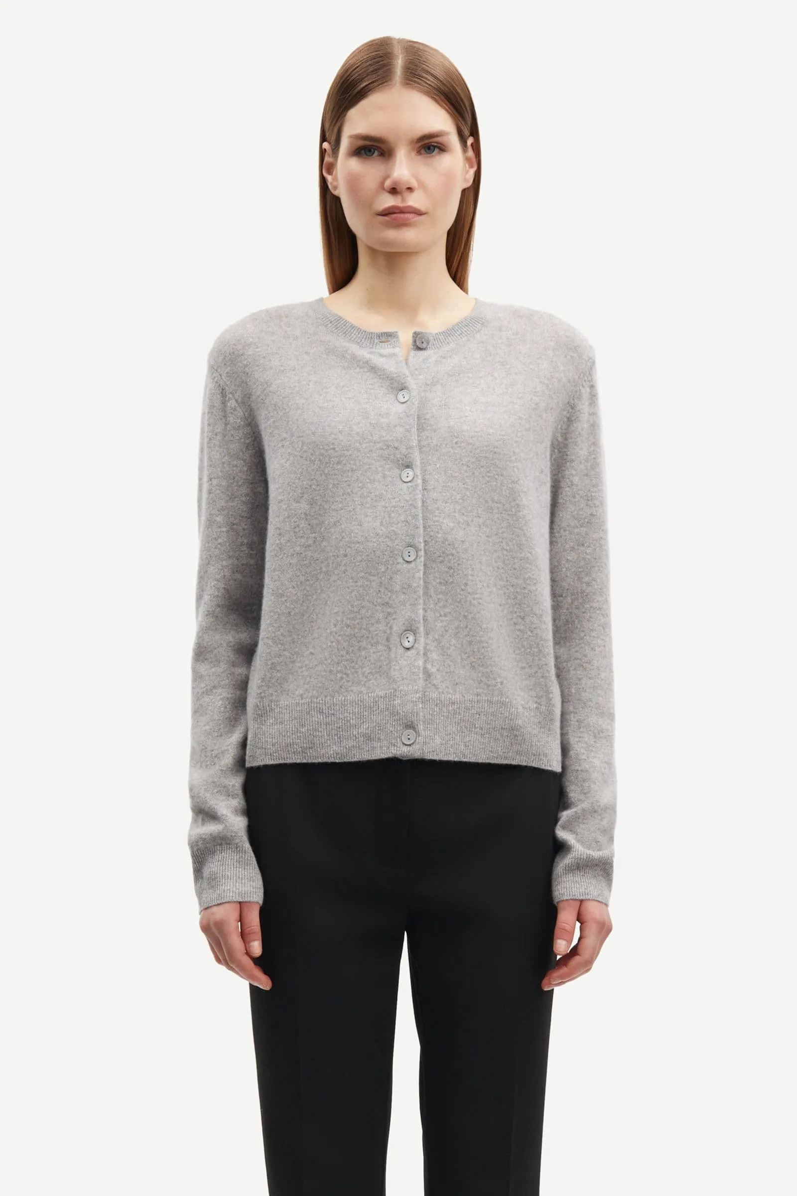 Samsoe Samsoe | Saboston Cardigan - Grey Mel. sold by Sister & Co product image thumbnail 2