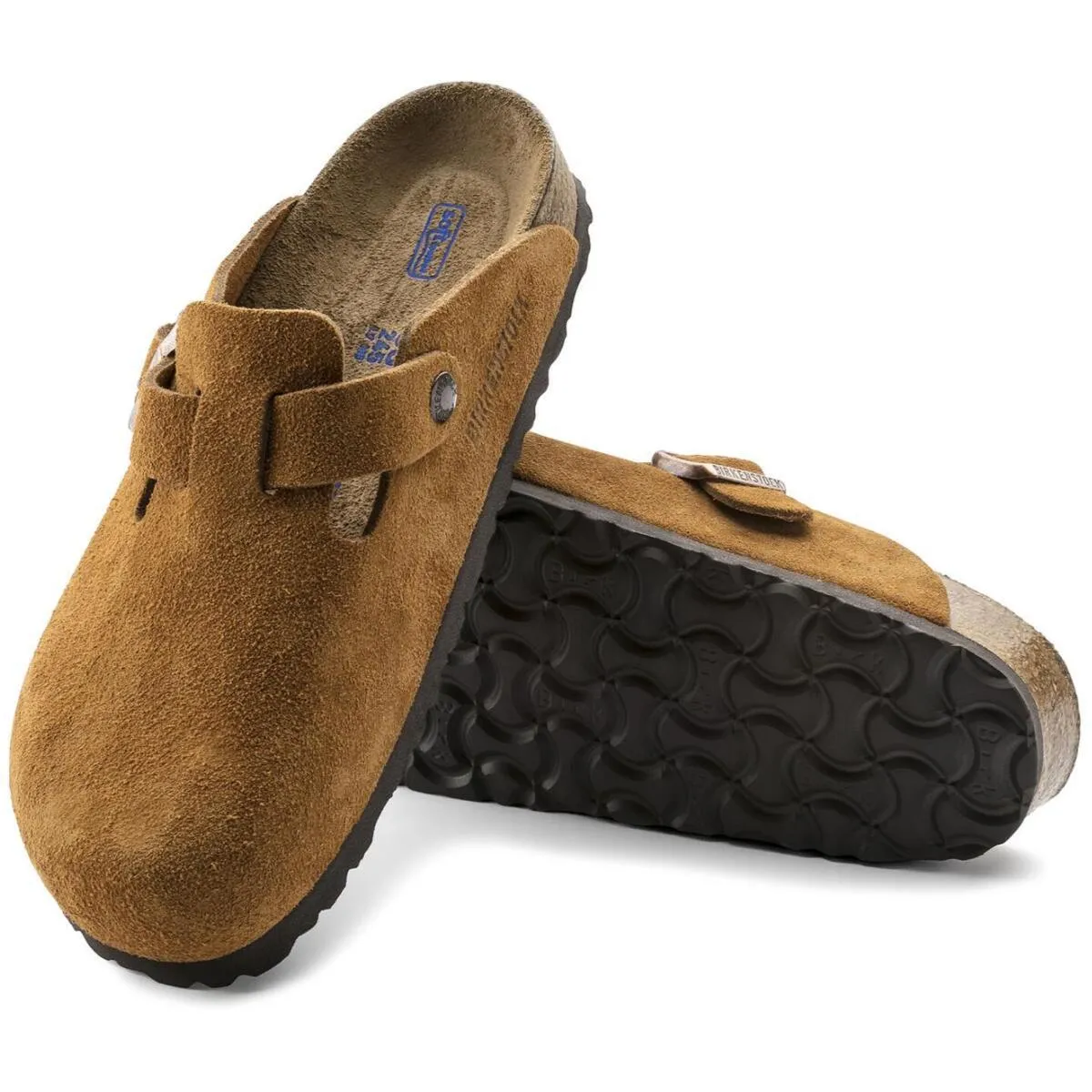 Birkenstock | Boston Soft Footbed Suede Narrow - Mink sold by Sisters & Co product image thumbnail 3