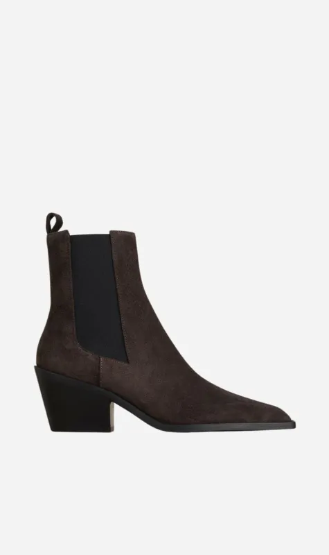 A.Emery | The Leo Boot - Mulch Suede sold by Sister & Co