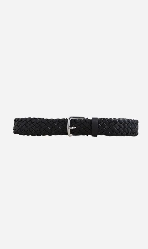 A.Emery | The Kya Braided Belt - Black sold by Sister & Co