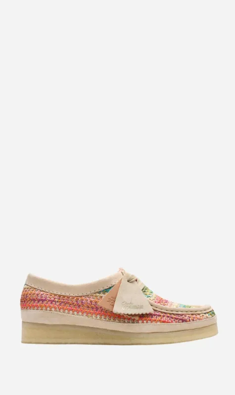 Clarks | Wallabee - Multi Rafia sold by Sisters & Co