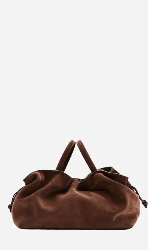 Rylan | Mila Suede Medium Tote - Brown sold by Sister & Co