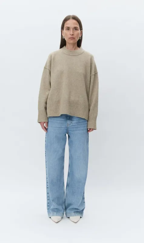 Day Birger Et Mikkelsen | Josie Pullover - Beige Melange sold by Sister & Co