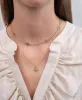 Zoe & Morgan | Centered Necklace - Gold/White Zircon sold by Sister & Co