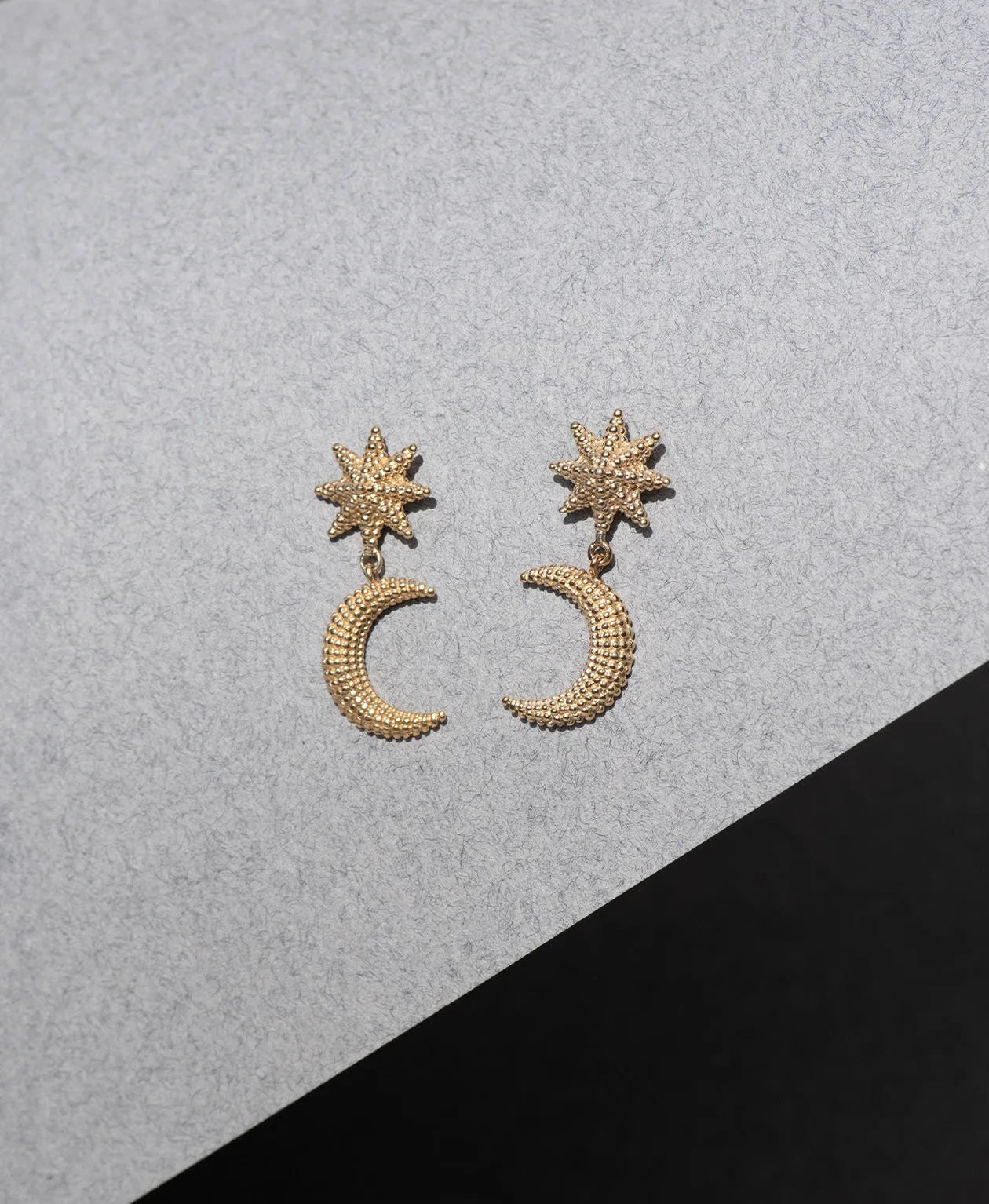 Zoe & Morgan | Moonlight Earrings - Gold sold by Sisters & Co product image thumbnail 4
