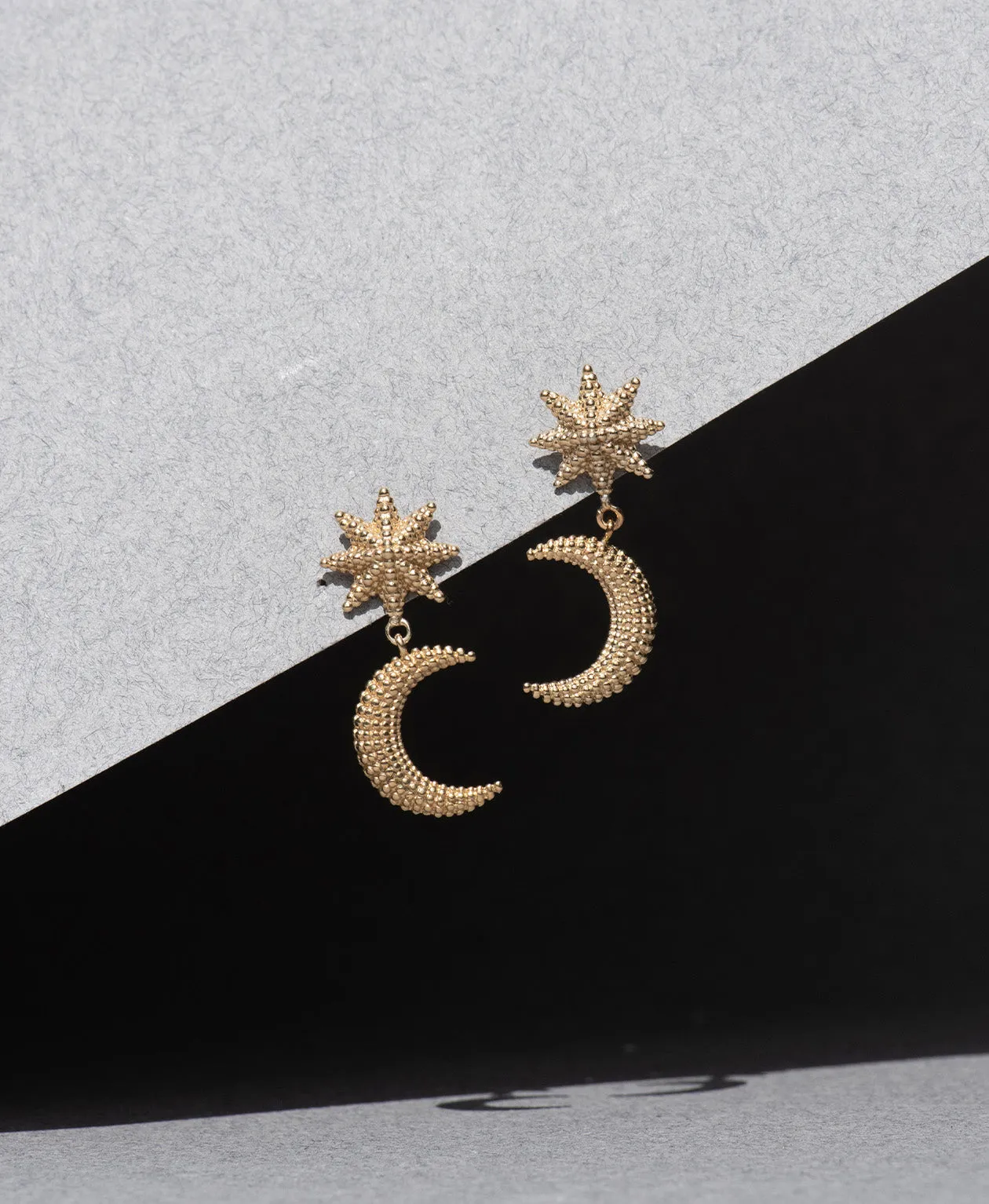 Zoe & Morgan | Moonlight Earrings - Gold sold by Sisters & Co product image thumbnail 3