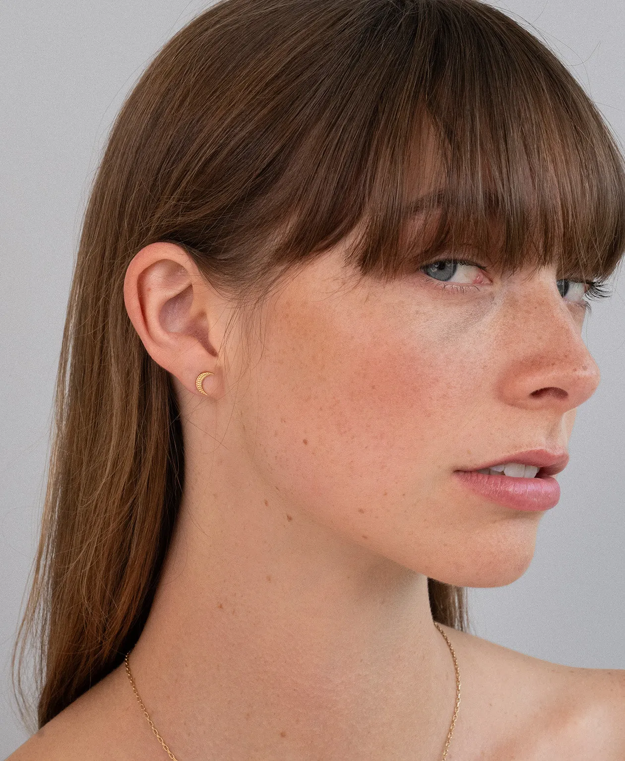 Zoe & Morgan | Moonlight Stud - Gold sold by Sister & Co product image thumbnail 2