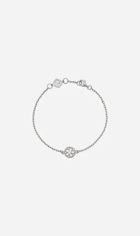 Zoe & Morgan | Manuka Bracelet - Silver/White Zircon sold by Sisters & Co