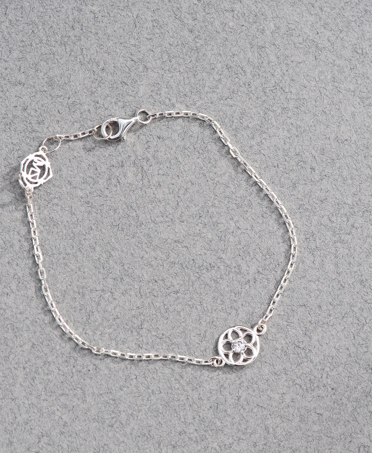Zoe & Morgan | Manuka Bracelet - Silver/White Zircon sold by Sisters & Co product image thumbnail 2