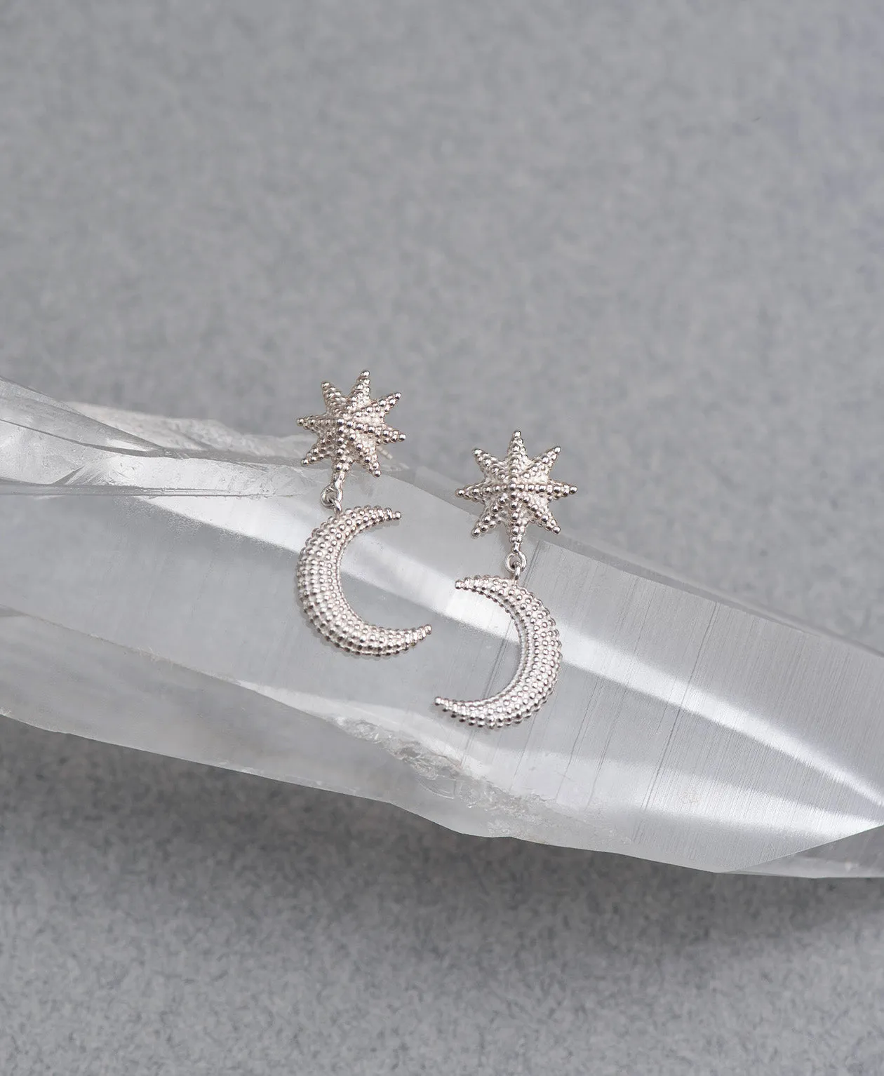 Zoe & Morgan | Moonlight Earrings - Silver sold by Sisters & Co product image thumbnail 4