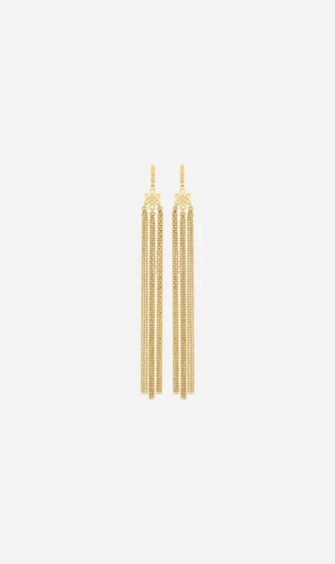 Zoe & Morgan | Aria Earrings - Gold sold by Sister & Co