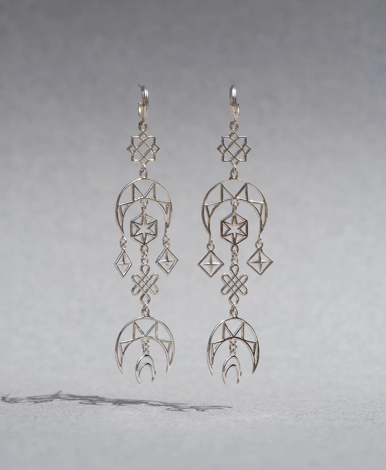 Zoe & Morgan | Enlightened Earrings - Silver sold by Sister & Co product image thumbnail 3