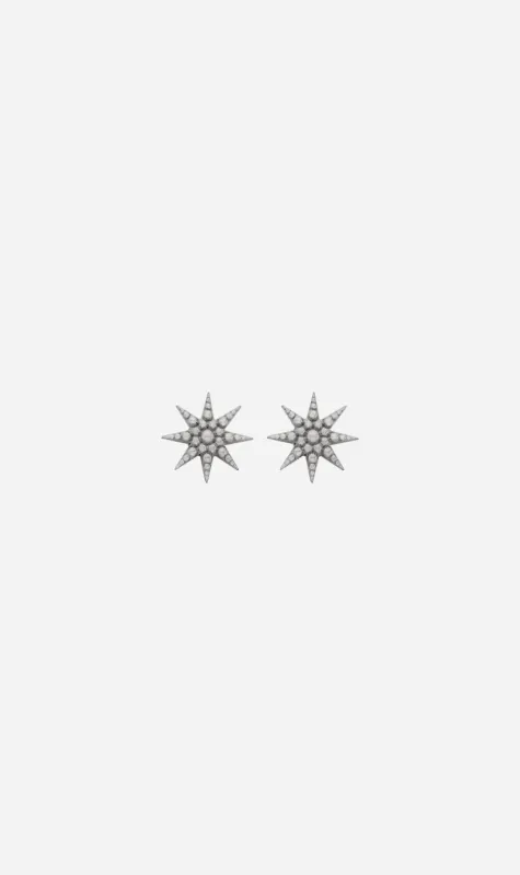 Zoe & Morgan | Morning Star Stud - Silver sold by Sister & Co