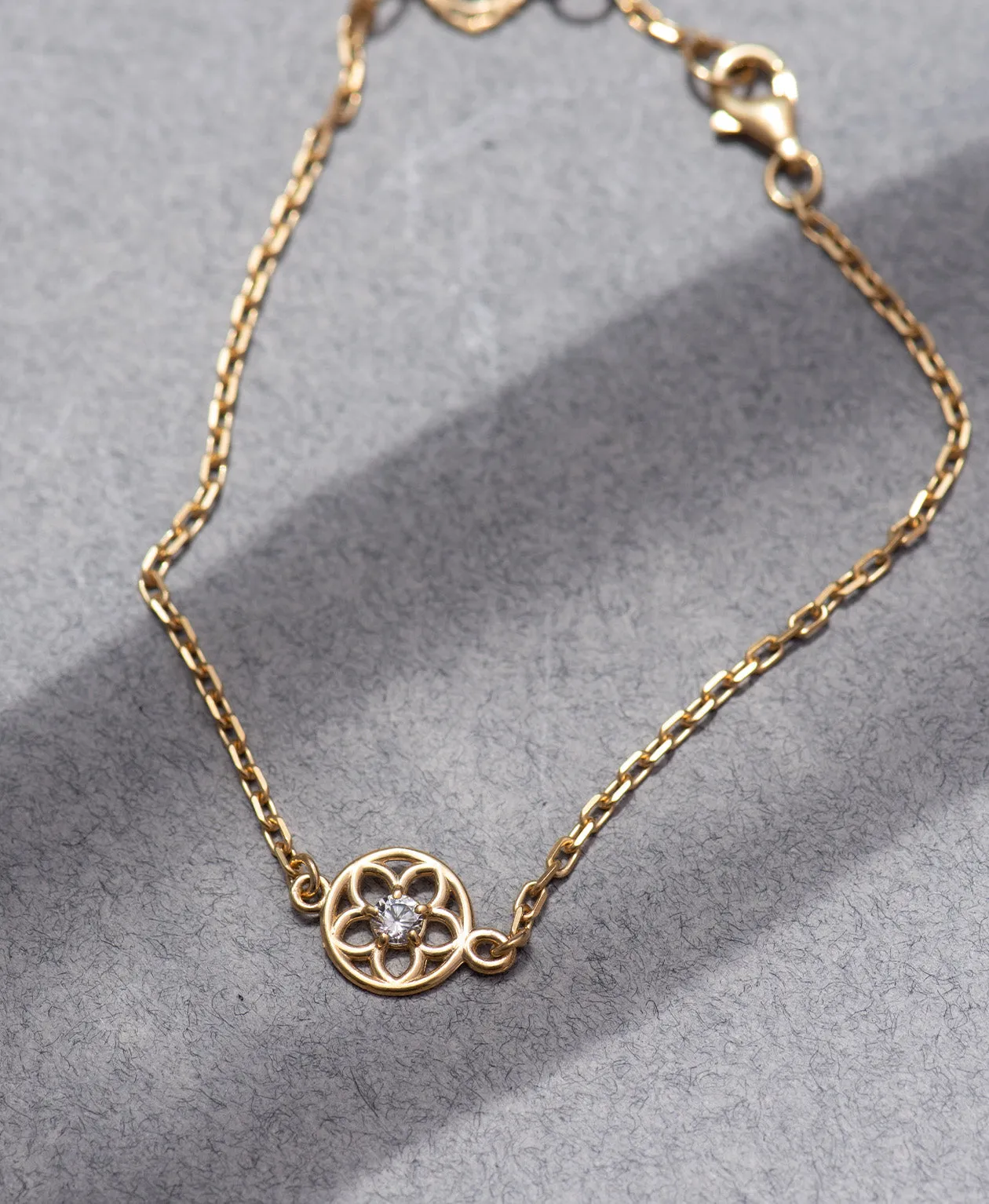 Zoe & Morgan | Manuka Bracelet - Gold/White Zircon sold by Sister & Co product image thumbnail 2