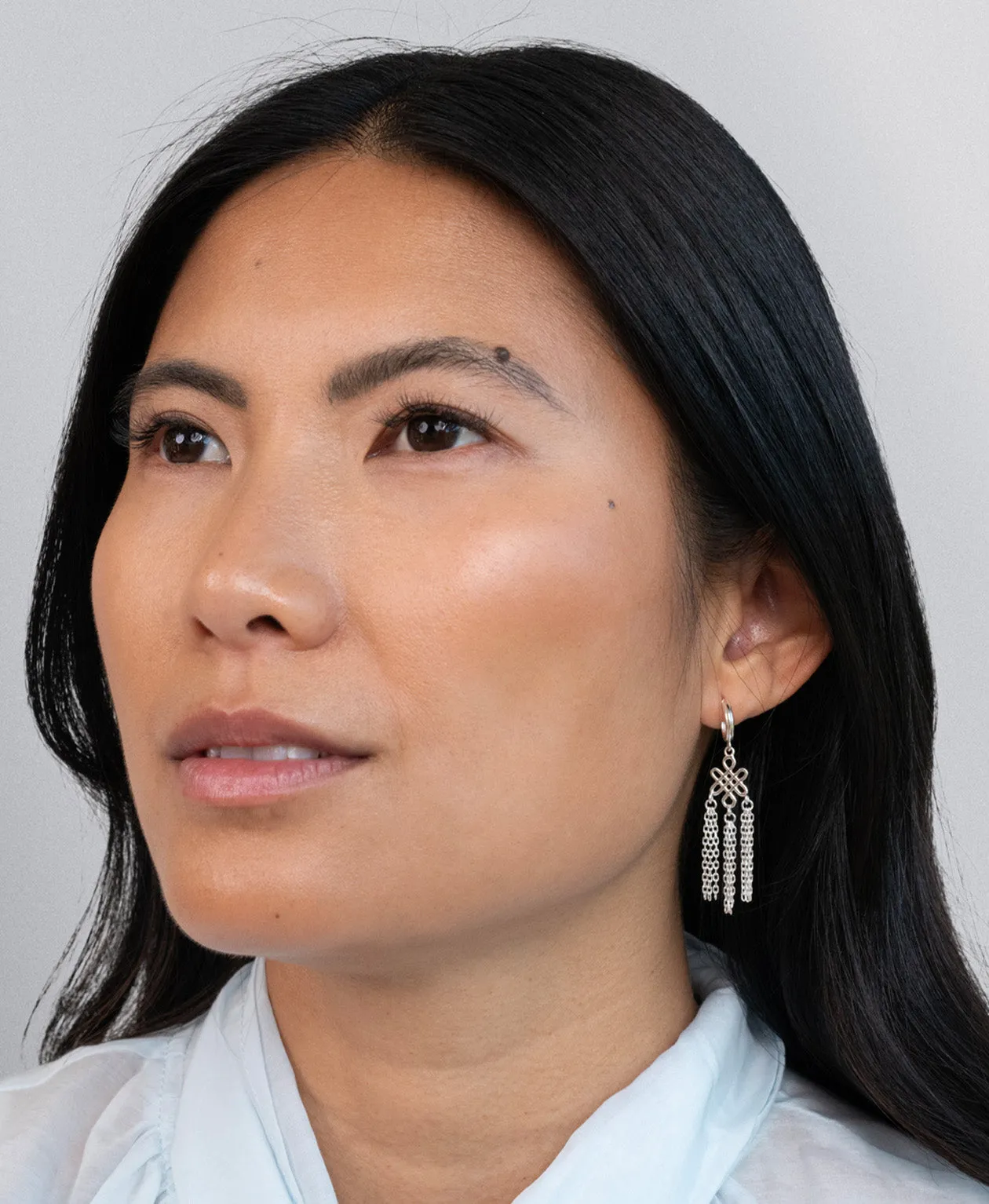 Zoe & Morgan | Ether Earrings - Silver sold by Sister & Co product image thumbnail 2