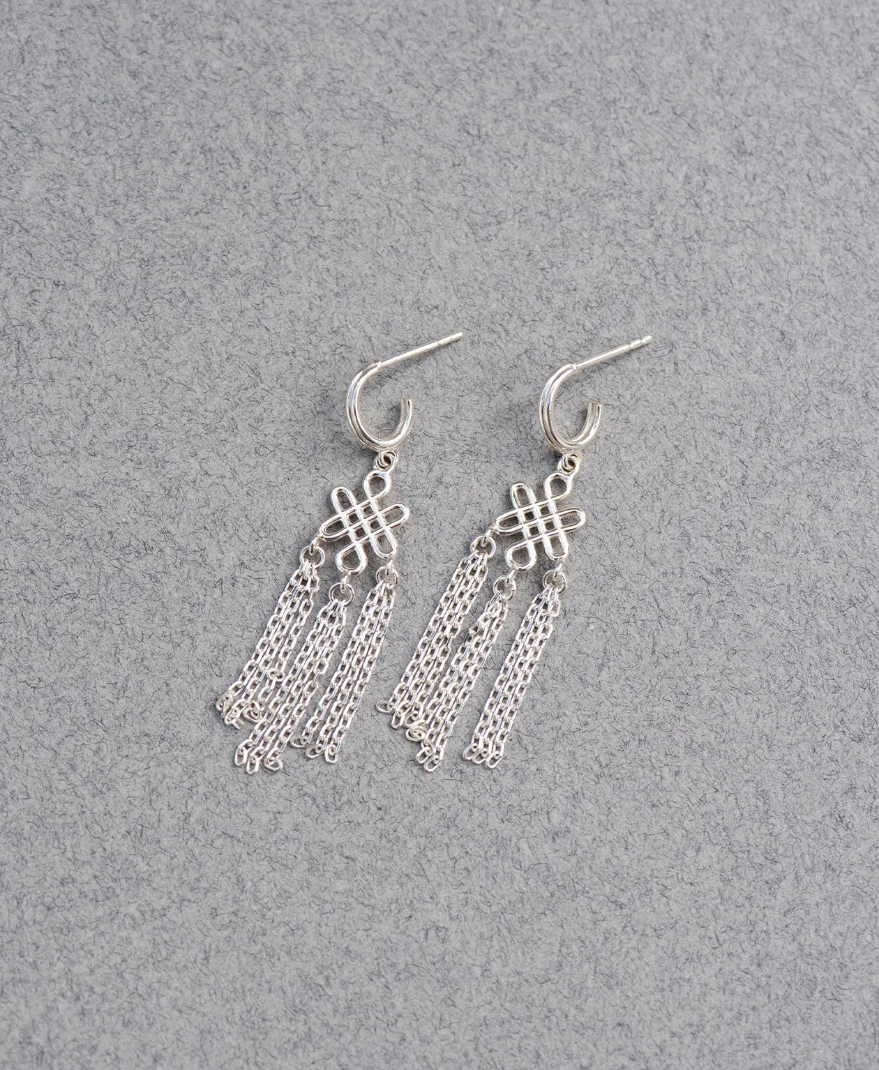 Zoe & Morgan | Ether Earrings - Silver sold by Sister & Co product image thumbnail 4